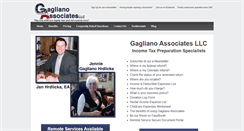 Desktop Screenshot of gaglianoassociates.com