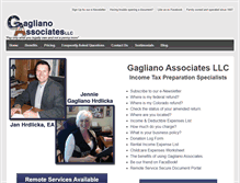 Tablet Screenshot of gaglianoassociates.com